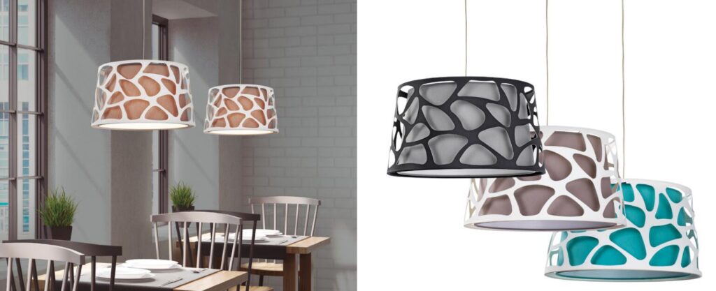 new designs of lamp shade made by laser cutting technology